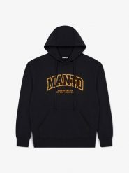 MANTO bluza z kapturem VARSITY 26 czarna. Czarne bluzy damskie MANTO, m, bez wzorów, z bawełny, z kapturem. Za 269.99 zł.