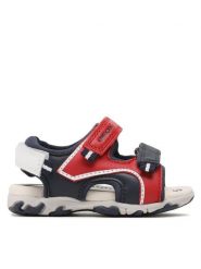Geox Sandały B Sandal Flaffee Boy B3559A 08515 C7217 M Czerwony. Czerwone sandały chłopięce Geox, ze skóry, bez zapięcia. Za 199.99 zł.