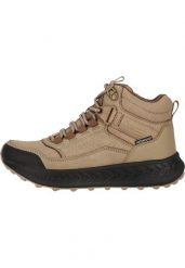 Buty trekkingowe Whistler Reid. Brązowe obuwie trekkingowe damskie WHISTLER, z gumy, bez zapięcia. Za 488.50 zł.