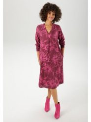 Aniston Sukienka w kolorze bordowo-różowym rozmiar: 42. Czerwone sukienki damskie Aniston, bez wzorów, z wiskozy, bez ramiączek. Za 61.17 zł.