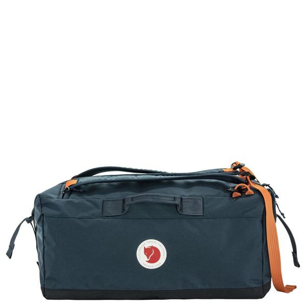 FJALLRAVEN Torba podróżna Farden Duffel 50 navy. Niebieskie torby podróżne Fjällräven, bez wzorów, z materiału, duże. Za 930.85 zł.