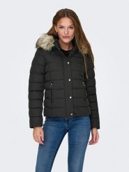 ONLY Kurtka pikowana w kolorze czarnym rozmiar: XL. Czarne kurtki damskie Only, xl, bez wzorów, bez kaptura. Za 153.71 zł.
