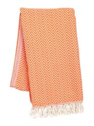 Samimi Chusta hammam "Damla" w kolorze pomarańczowym - 180 x 100 cm rozmiar: onesize. Pomarańczowe chusty damskie Samimi, bez wzorów, z bawełny. Za 52.99 zł.