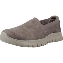 Kapcie SKECHERS GRACEFUL - LEANING I Szary. Szare kapcie damskie Skechers, z syntetyku. Za 249.99 zł.
