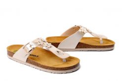 DR. BRINKMANN 700886-08 beige, klapki jsponki damskie. Brązowe klapki damskie Dr. Brinkmann, bez wzorów, bez obcasa, bez zapięcia. Za 148.67 zł.