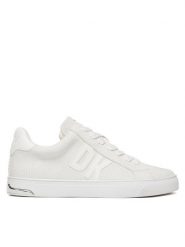 DKNY Sneakersy Abeni K3511364 Biały. Białe obuwie sportowe damskie DKNY, ze skóry, bez zapięcia. Za 529.99 zł.
