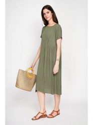 Le Jardin du Lin Sukienka w kolorze khaki rozmiar: 42. Brązowe sukienki damskie Le jardin du lin, bez wzorów, klasyczne, bez ramiączek. Za 319.95 zł.