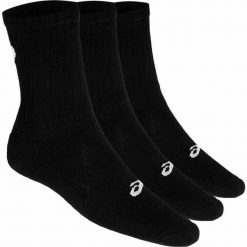 Skarpety Sportowe Asics Crew 3PPK Czarny. Białe skarpetki damskie Asics, bez wzorów. Za 49.00 zł.