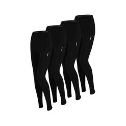 Legginsy termiczne, bielizna termoaktywna damska, 4 sztuki. Czarna legginsy damskie XTREME, na zimę, l, bez wzorów, z materiału, do biegania. Za 358.45 zł.