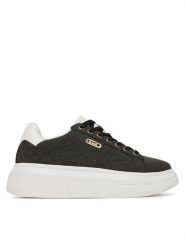 Liu Jo Sneakersy Babol 01 4A5737 TX098 Czarny. Czarne obuwie sportowe damskie Liu Jo, ze skóry, bez zapięcia. Za 389.99 zł.