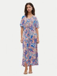 Vero Moda Sukienka letnia Menny 10303701 Kolorowy Loose Fit. Sukienki damskie Vero Moda, bez wzorów, z wiskozy, bez ramiączek. Za 99.99 zł.