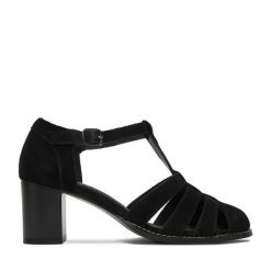 Półbuty Lasocki. Czarne czółenka damskie Lasocki, bez wzorów, bez obcasa, na obcasie, bez zapięcia. Za 249.99 zł.