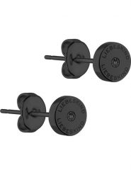 Liebeskind Kolczyki-wkrętki z cyrkoniami rozmiar: onesize. Czarne kolczyki damskie Liebeskind, z cyrkonią, ze stali. Za 123.25 zł.