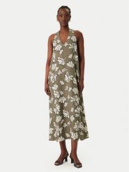 Vero Moda Sukienka letnia Jennifer 10341973 Zielony Regular Fit. Zielone sukienki damskie Vero Moda, bez wzorów, z wiskozy, bez ramiączek. Za 199.99 zł.