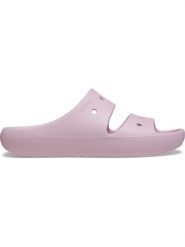 Crocs Klapki "Classic" w kolorze jasnoróżowym rozmiar: 39/40. Różowe klapki damskie Crocs, bez wzorów, z otwartym noskiem, bez obcasa, bez zapięcia. Za 108.99 zł.