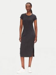 BOSS Sukienka codzienna 50536979 Czarny Regular Fit. Czarne sukienki damskie Boss, bez wzorów, z bawełny, bez ramiączek. Za 379.99 zł.