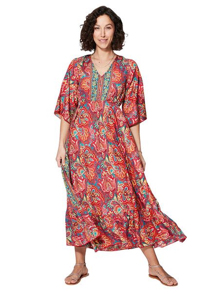 Ipanima Sukienka w kolorze czerwonym rozmiar: 34/36. Czerwone sukienki damskie Ipanima, bez wzorów, klasyczne, bez ramiączek. Za 56.79 zł.