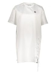 Adidas Sukienka "Always" w kolorze białym rozmiar: 38. Białe sukienki damskie Adidas, bez wzorów, bez ramiączek. Za 74.99 zł.