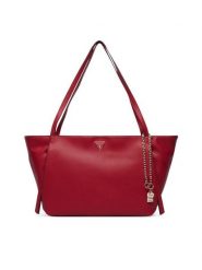 Guess Torebka Devon HWBG97 45230 Czerwony. Czerwone shopper bag Guess, z aplikacjami, ze skóry, bez dodatków. Za 634.99 zł.