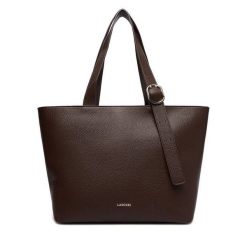 Torebka Lasocki. Brązowe shopper bag Lasocki, bez wzorów, bez dodatków. Za 199.99 zł.