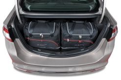 Torby Do Bagażnika Ford Mondeo Limousine 2014-2021 5Szt Kjust. Czarne torby podróżne KJUST, bez wzorów, z kauczuku. Za 1,642.00 zł.