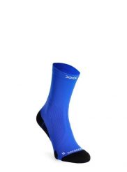 Skarpety do biegania X-Socks Trailrun Perform Crew. Niebieskie skarpetki damskie X Socks, bez wzorów, z materiału. Za 120.99 zł.