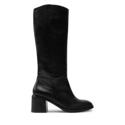 Kozaki Call It Spring. Czarne kozaki damskie Call it Spring, bez obcasa, na słupku, bez zapięcia. Za 469.99 zł.