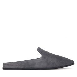 Klapki Max Mara. Szare klapki damskie Max Mara, bez wzorów, bez obcasa, bez zapięcia. Za 2,109.00 zł.