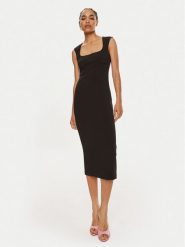 Pinko Sukienka koktajlowa Valensole 103960 A20A Czarny Slim Fit. Czarne sukienki damskie Pinko, bez wzorów, z syntetyku, wizytowe, bez ramiączek. Za 759.99 zł.