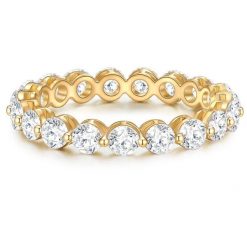 Yokoamii Ring gelbgold Kristall weiß Pierścionki 1 ct Damski. Białe pierścionki damskie Yokoamii, z kryształem, pozłacane. Za 149.99 zł.
