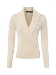 Lauren Ralph Lauren bluza z dzianiny Kobiety Bawełna beżowy, M. Brązowe bluzy damskie Lauren Ralph Lauren, m, bez wzorów, z bawełny, bez kaptura. Za 949.95 zł.