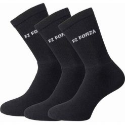 Skarpety sportowe długie FZ Forza Comfort - 3 pak. Czarne skarpetki damskie FZ FORZA, bez wzorów. Za 145.50 zł.
