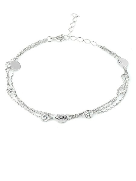 Heliophilia Srebrna bransoletka z elementami ozdobnymi rozmiar: onesize. Szare bransoletki damskie Heliophilia, srebrne. Za 100.75 zł.