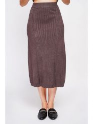 William de Faye Spódnica w kolorze brązowym rozmiar: 40. Brązowe spódnice damskie William de Faye, na co dzień, bez wzorów, ze splotem, klasyczne, midi. Za 113.99 zł.