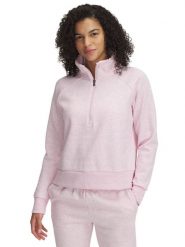 Under Armour Bluza "Rival" w kolorze jasnoróżowym rozmiar: S. Różowe bluzy damskie Under Armour, s, bez wzorów, bez kaptura. Za 140.53 zł.