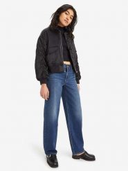 Levi's Dżinsy - Baggy fit - w kolorze niebieskim rozmiar: W25/28. Niebieskie jeansy damskie Levi's, z podwyższonym stanem. Za 153.71 zł.
