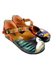 Goby Skórzane baleriny ze wzorem rozmiar: 40. Balerinki damskie Goby, bez wzorów. Za 195.99 zł.