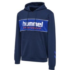 Bluza z kapturem Hummel Legacy Julian. Niebieskie bluzy damskie Hummel, bez wzorów, z kapturem. Za 277.50 zł.