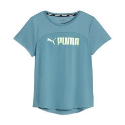 T-shirt treningowy damski PUMA Fit Logo Ultrabreathe. Niebieskie koszulki sportowe damskie Puma, xs, bez wzorów, bez ramiączek, na fitness i siłownię. Za 79.99 zł.