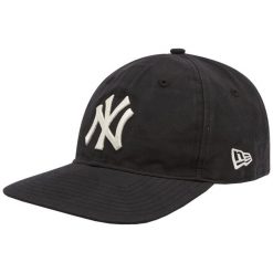 Czapka New Era Stretch Yankess New York 9Fifty, Dla obu płci. Czarne czapki damskie New Era, bez wzorów, z bawełny. Za 139.99 zł.