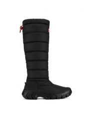 Hunter Śniegowce WFT2108WWU Czarny. Czarne śniegowce damskie Hunter, z materiału. Za 799.99 zł.