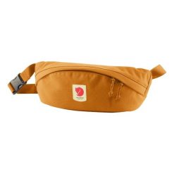Saszetka Fjallraven Ulvo Hip Pack Medium - red gold. Brązowe nerki i saszetki damskie Fjällräven, bez wzorów. Za 197.99 zł.