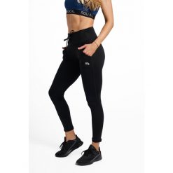 Legginsy fitness damskie Rough Radical Pocket. Czarne legginsy damskie ROUGH RADICAL, l, bez wzorów. Za 159.99 zł.