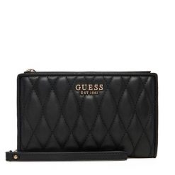 Portfel Guess. Czarne portfele damskie Guess, z aplikacjami. Za 249.99 zł.
