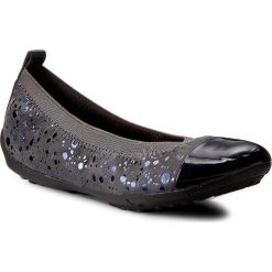 Baleriny GEOX - J Piuma Bal B J62B0B 0JSKNC 9002 Dk Grey. Szare baleriny dziewczęce Geox, ze skóry ekologicznej. W wyprzedaży za 149.00 zł.