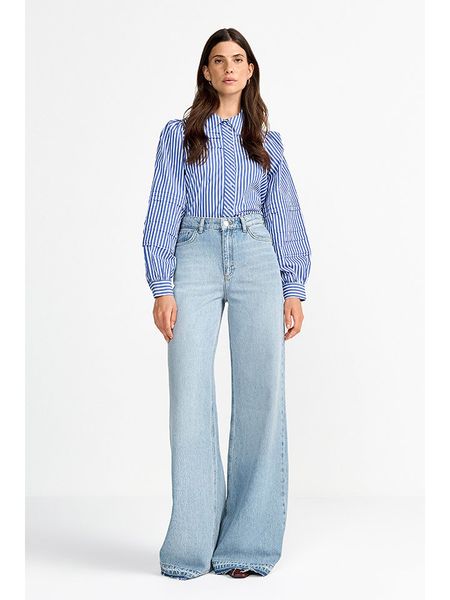 Rich & Royal Dżinsy - Wide leg - w kolorze błękitnym rozmiar: W31/L32. Niebieskie jeansy damskie Rich & Royal, z podwyższonym stanem. Za 274.99 zł.