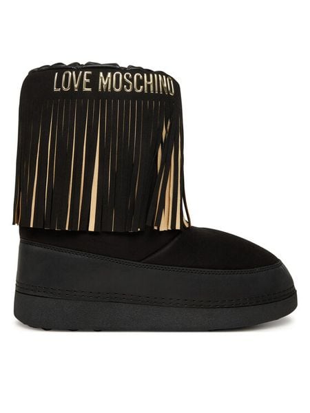 LOVE MOSCHINO Śniegowce JA24462G0NISN00A Czarny. Czarne śniegowce damskie Love Moschino, z materiału. Za 539.99 zł.