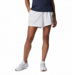 Krótkie Spodenki Turystyczne Damskie Columbia Logo III French Terry Short. Białe spodenki sportowe damskie Columbia, l, bez wzorów, z bawełny, trekkingowe. Za 119.99 zł.