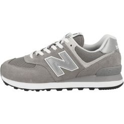 Buty do chodzenia damskie New Balance 574. Szare obuwie sportowe damskie New Balance, z materiału, bez zapięcia, trekkingowe, New Balance 574. Za 449.00 zł.