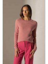 Perfect Cashmere Kaszmirowy sweter "Whitney" w kolorze szaroróżowym rozmiar: L. Różowe swetry klasyczne damskie Perfect Cashmere, l, z kaszmiru, bez kołnierzyka. Za 347.99 zł.